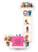 BOARTI Wandregal Buchstabe J Weiß für Toniebox und Figuren Bild 3