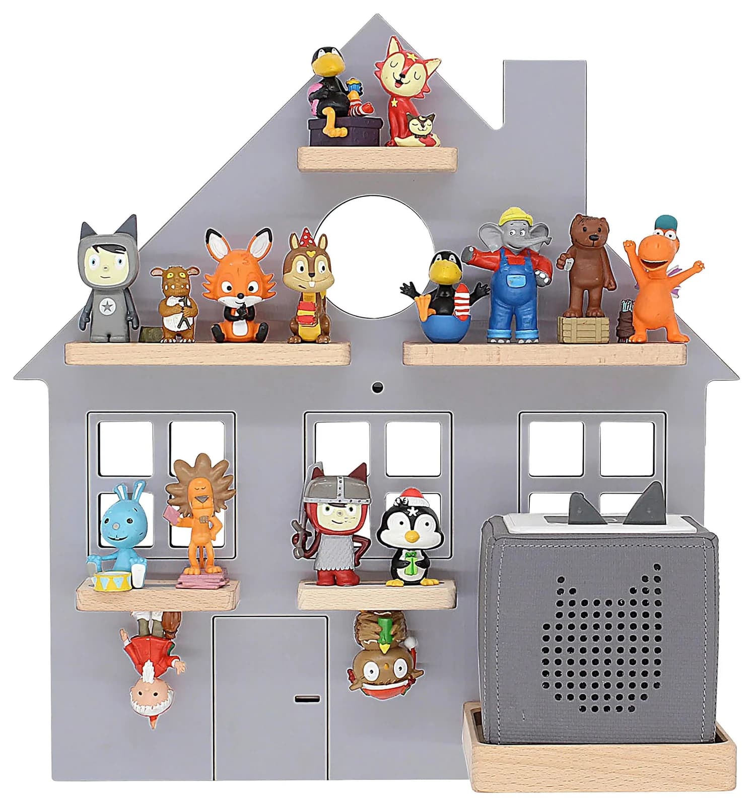 BOARTI Wandregal Haus Grau Kinderregal für Toniebox - Bild 2