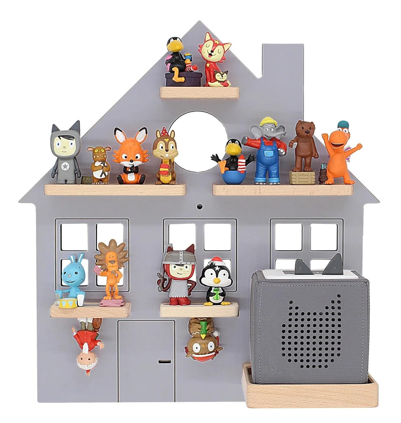 BOARTI Wandregal Haus Grau Kinderregal für Toniebox - Bild 3