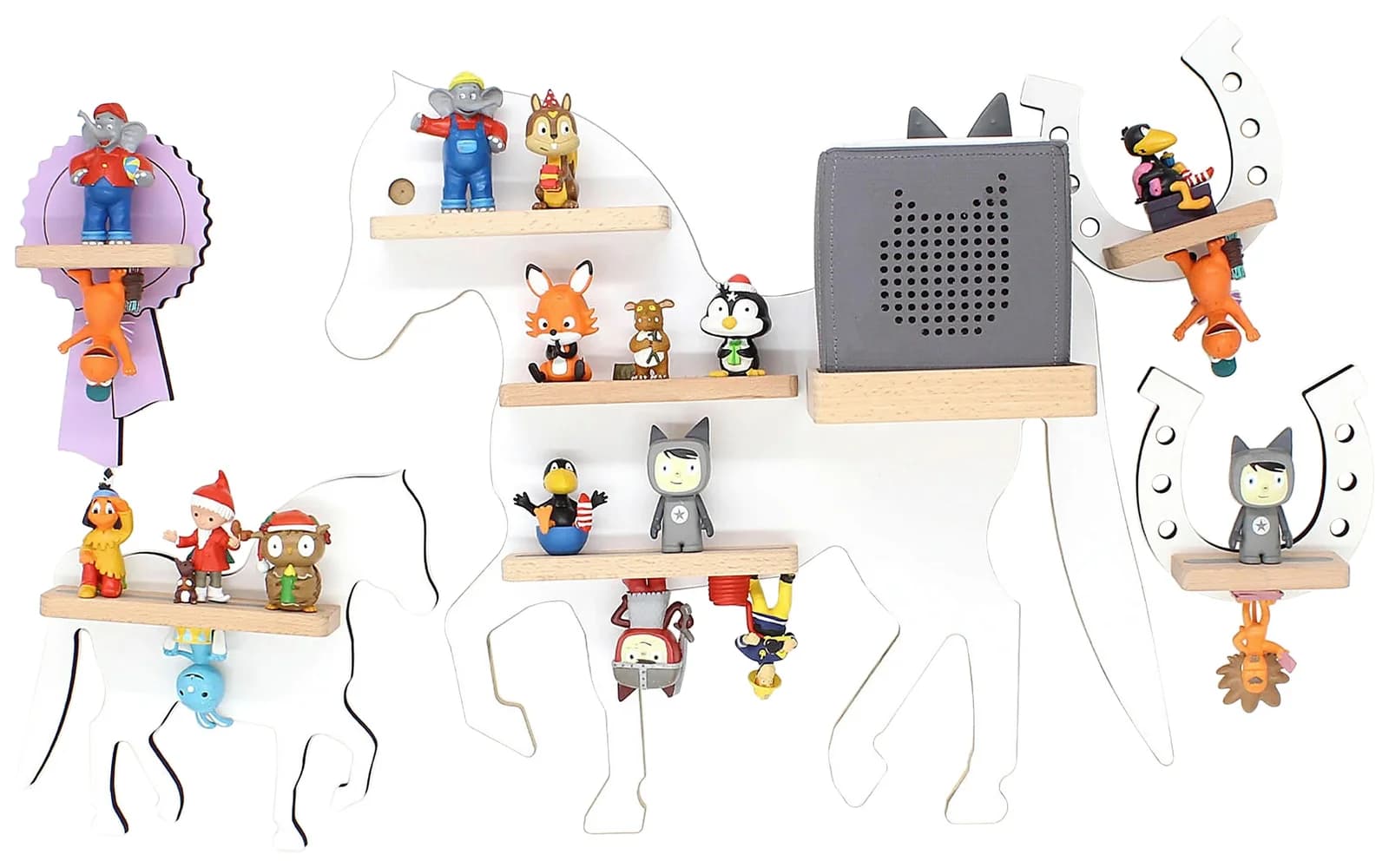 BOARTI Kinderregal Tier Pferd für Toniebox und Figuren - Bild 2