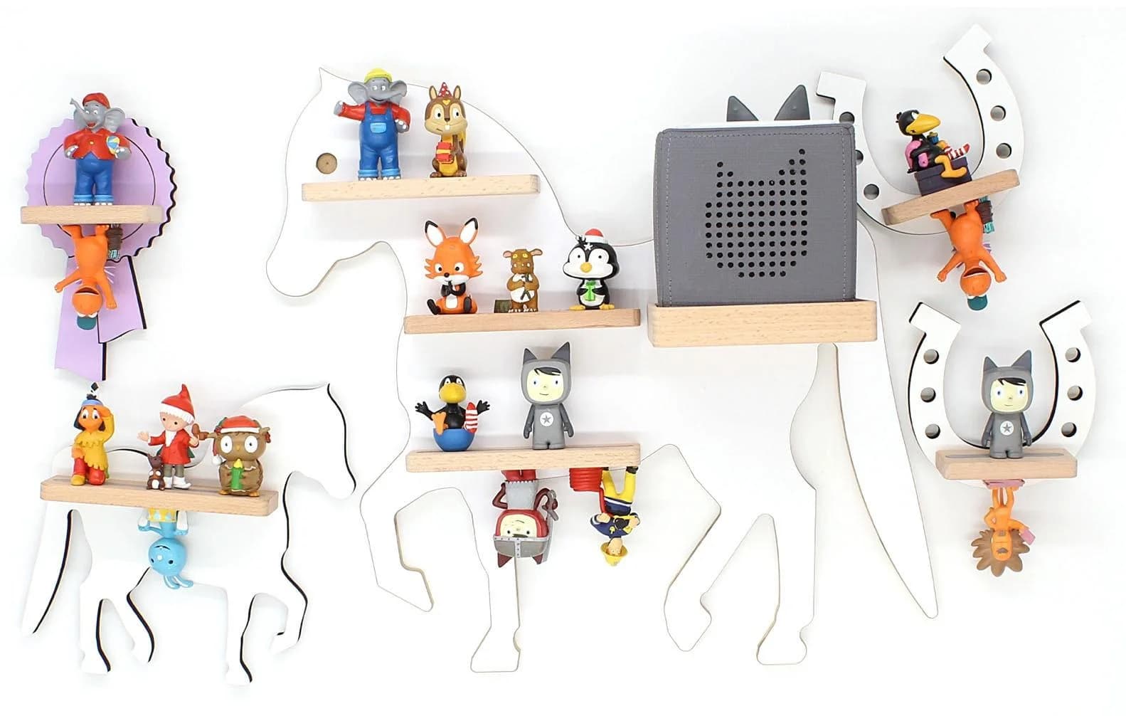 BOARTI Kinderregal Tier Pferd für Toniebox und Figuren - Bild 3