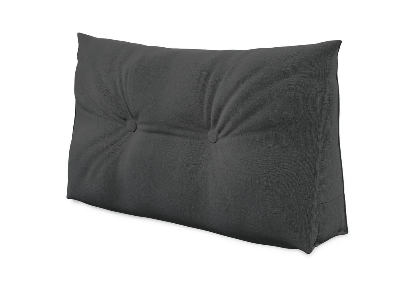 Bett- und Rückenstützkissen Anthrazit 70cm - Bild 2