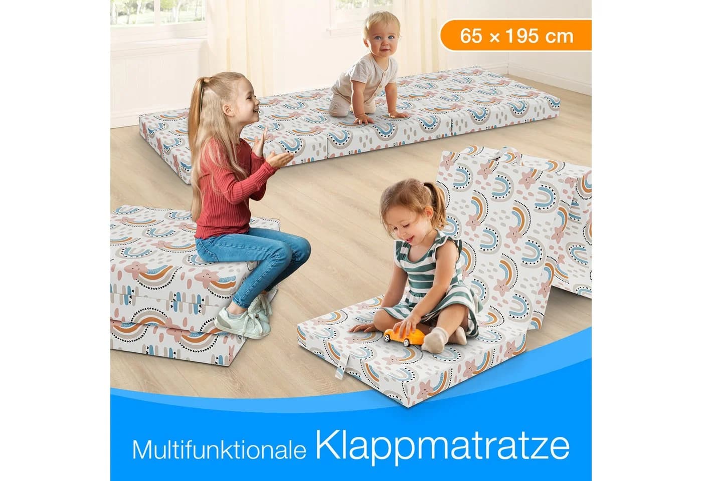ELONEO Klappmatratze Regenbogen - Bild 2
