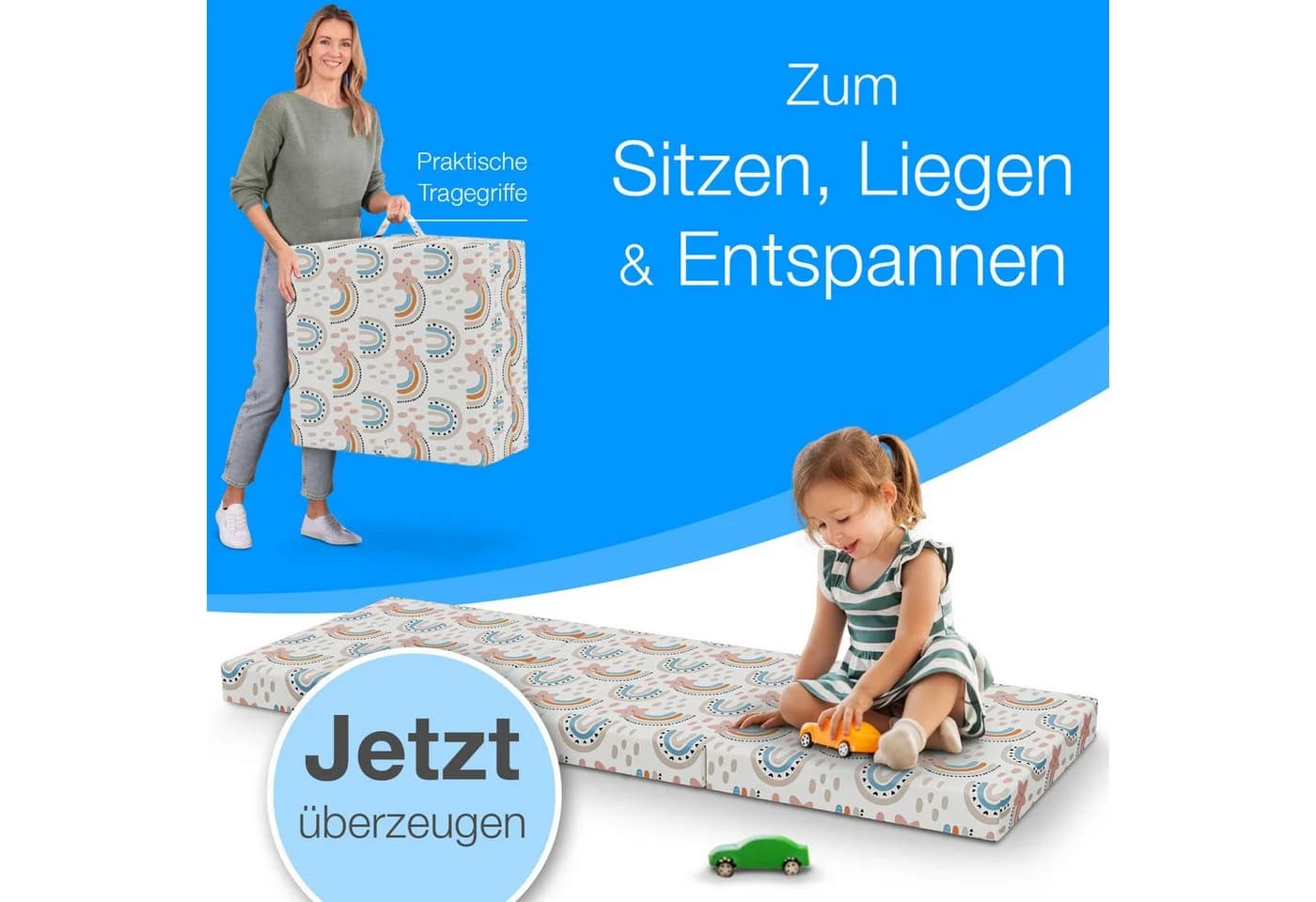 ELONEO Klappmatratze Regenbogen - Bild 5