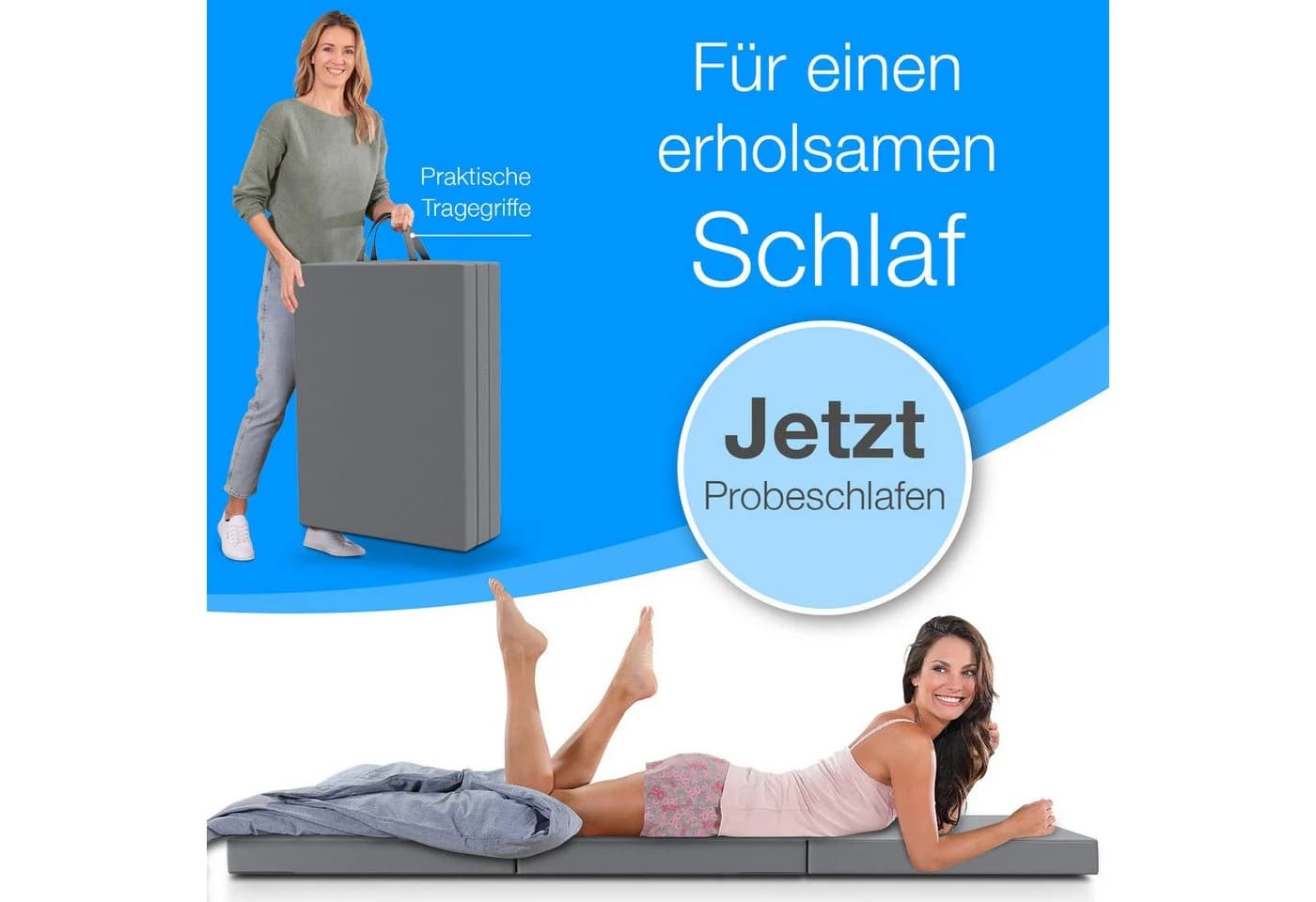 ELONEO Gästematratze Grau - Bild 5