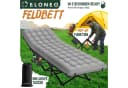 ELONEO Feldbett mit Premium Auflage – Klappbar, 200kg Traglast, Grau Bild 2