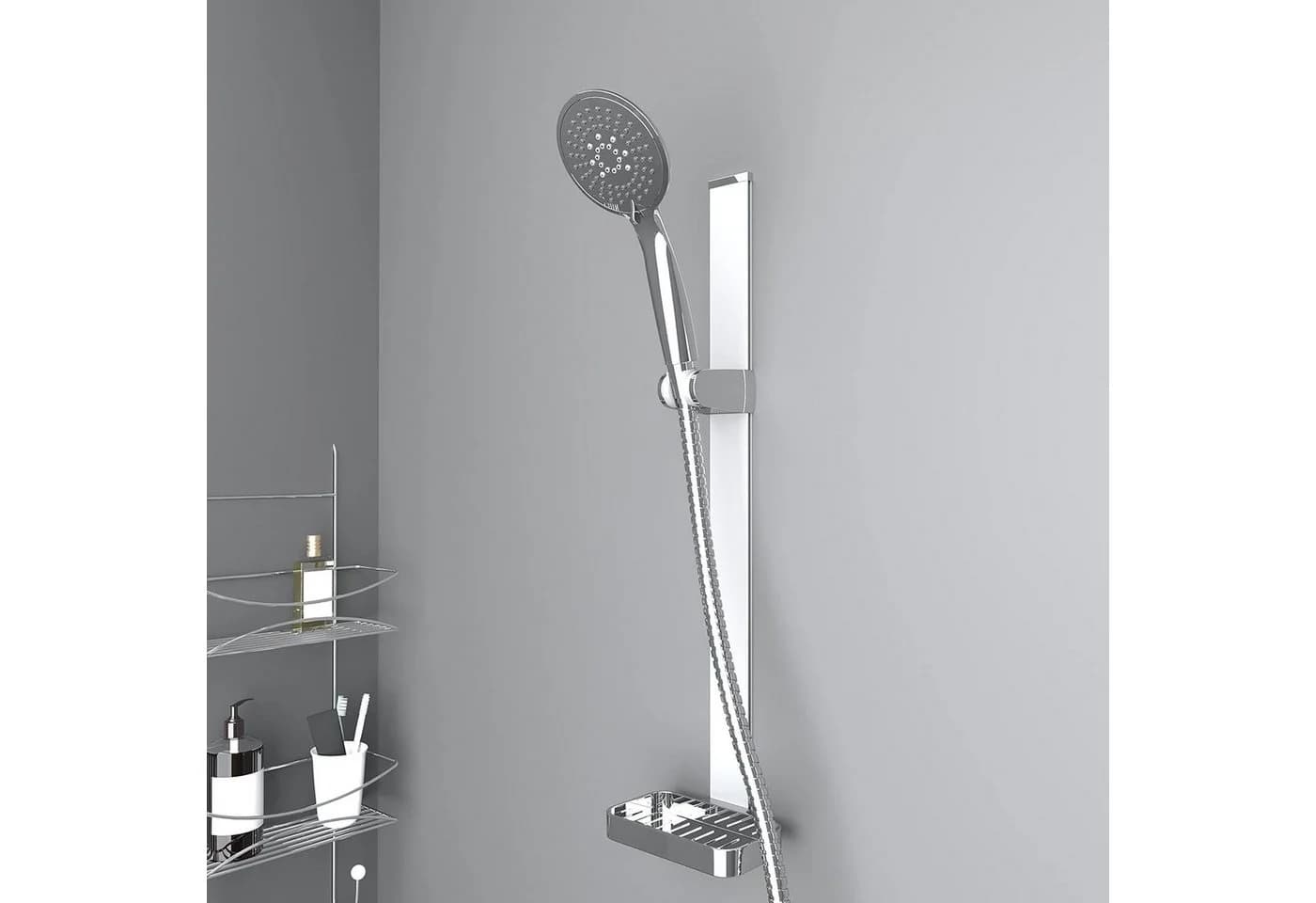 Euroshowers Duschset mit Duschstange 75 cm ohne Bohren chrom - Bild 5
