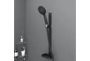 Euroshowers GmbH Duschstange mit Duschkopf Set Ohne Bohren 3M Kleber Schwarz Bild 3