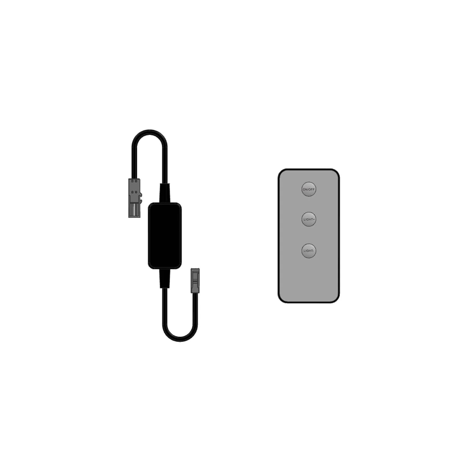 kalb LED Funk-Controller Set Fernbedienung 12-24V 36-72W dimmbar