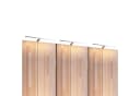 kalb LED Aufbauleuchte Edelstahl 3er Set Schranklicht warm/neutral Bild 4