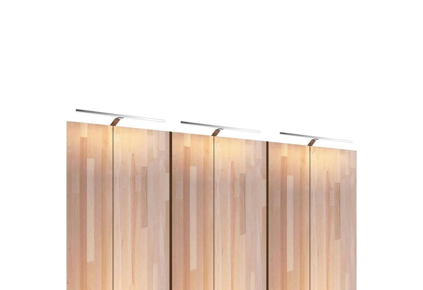 kalb LED Aufbauleuchte Edelstahl 3er Set Schranklicht warm/neutral - Bild 4