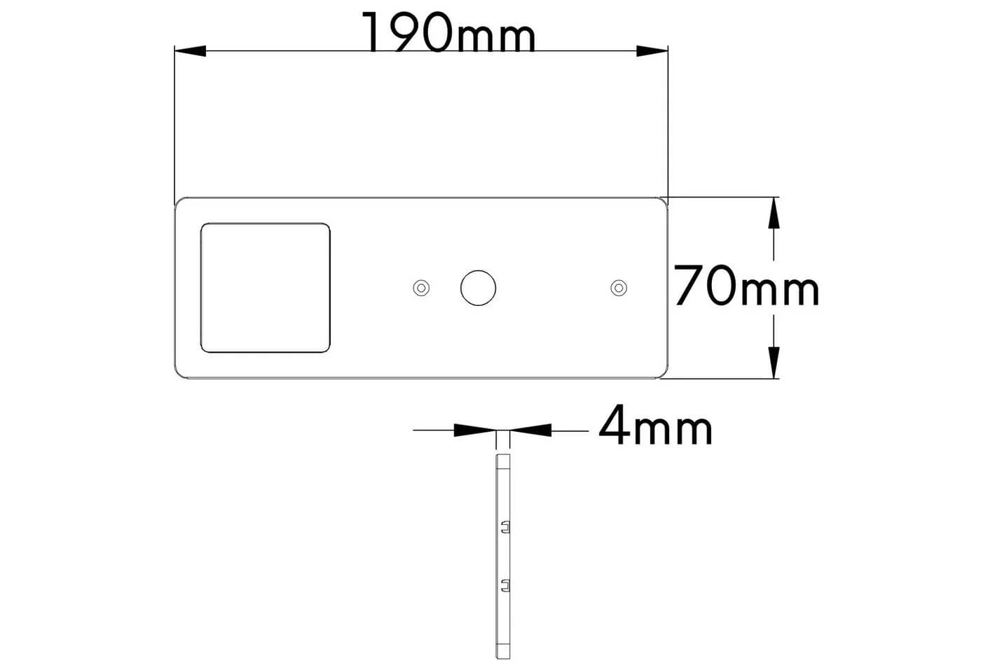 kalb LED Unterbauleuchte Silber 5W 4er Set Touch-Dimmfunktion - Bild 4