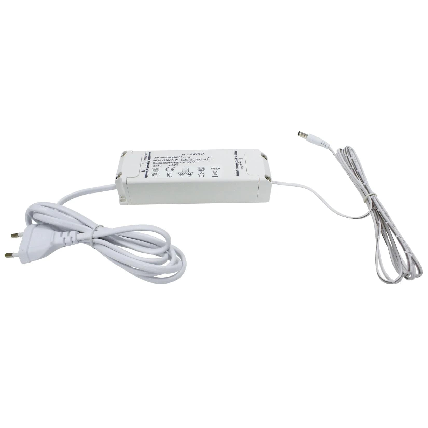 kalb Lineara Netzteil 80W 24VDC Flachnetzteil mit Kabeln