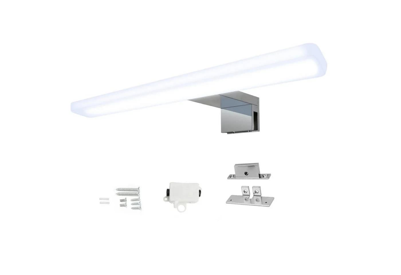 kalb LED Spiegelleuchte Mera 300mm Chrom Warmweiß - Bild 3