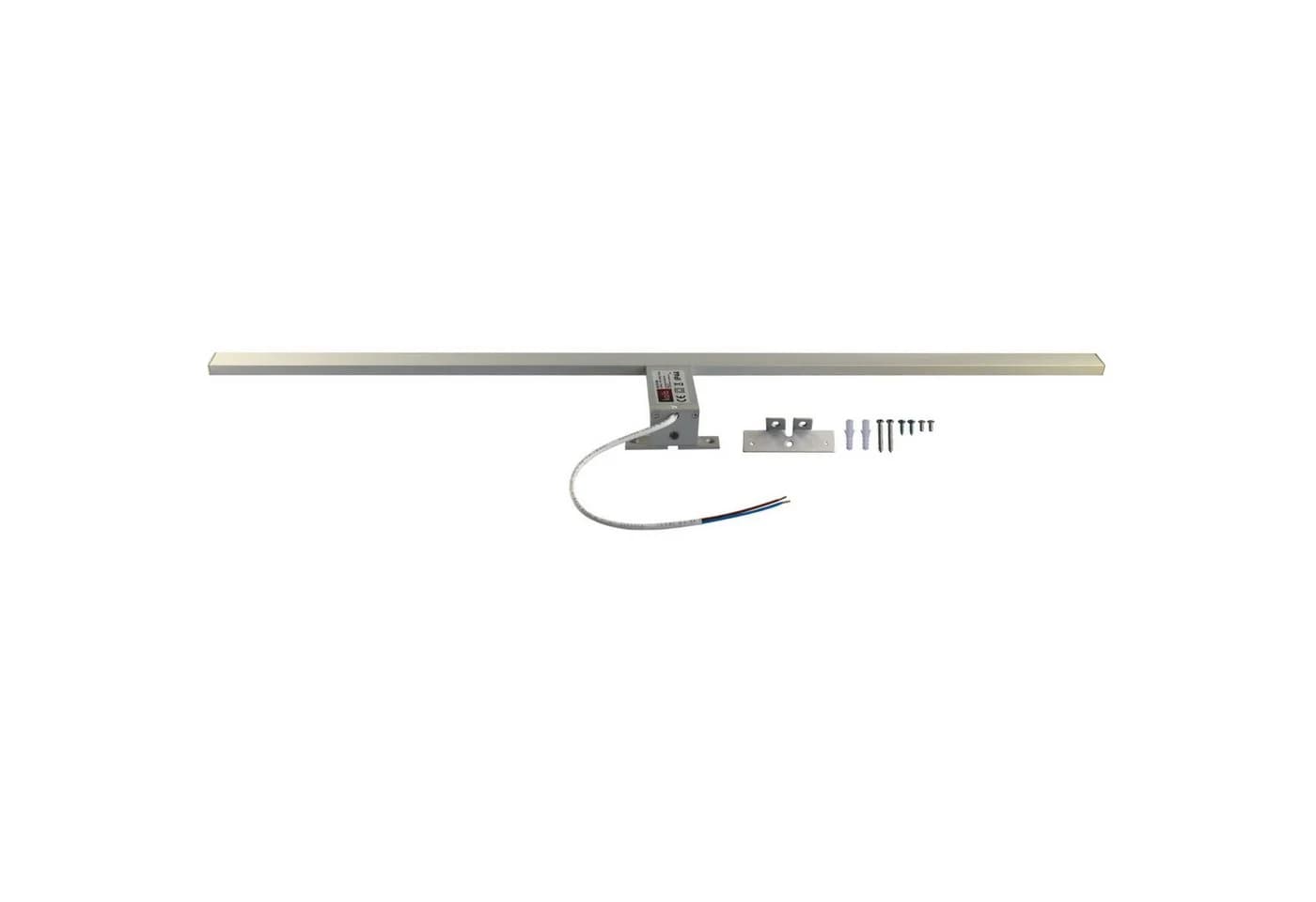 kalb LED Spiegelleuchte 100cm Badleuchte silbergrau warmweiß - Bild 3
