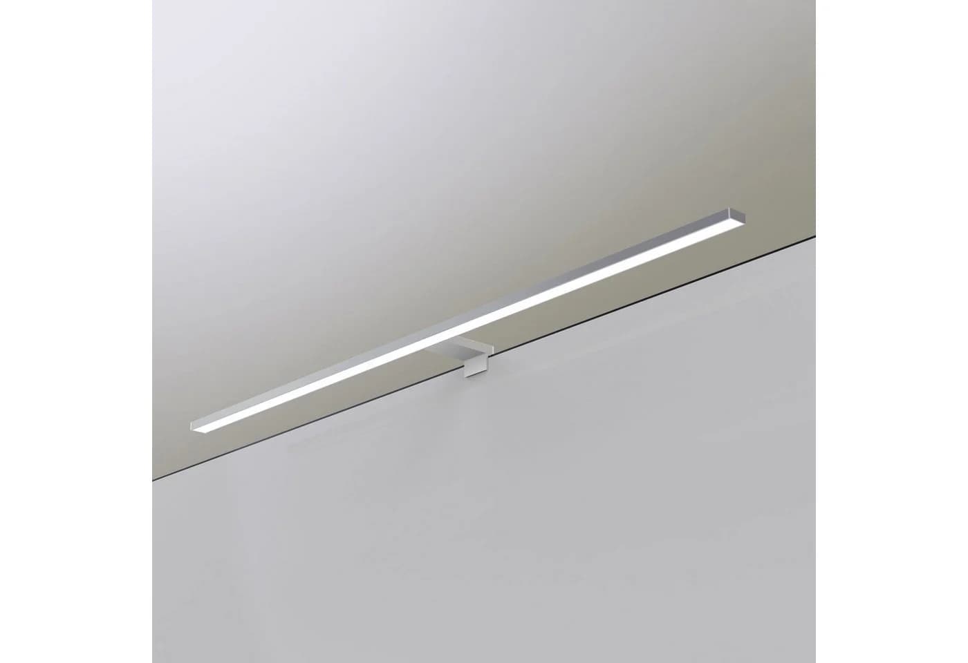 kalb LED Spiegelleuchte 100cm Badleuchte silbergrau warmweiß - Bild 5