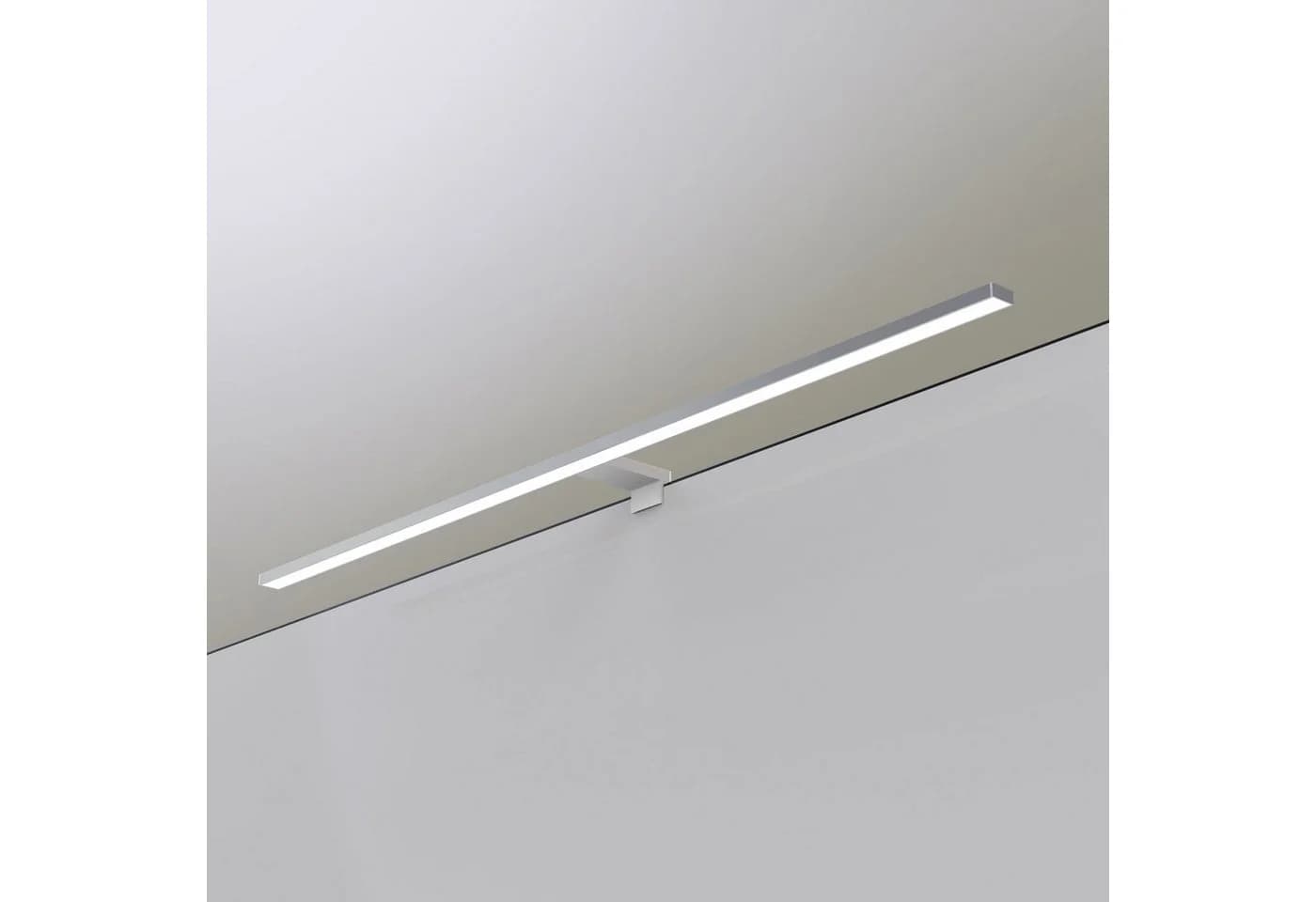 kalb LED Spiegelleuchte 100cm silbergrau neutralweiß - Bild 5