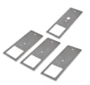 kalb LED Unterbauleuchte 4er Set Edelstahl Touch-Dimmbar Warmweiß Bild 3