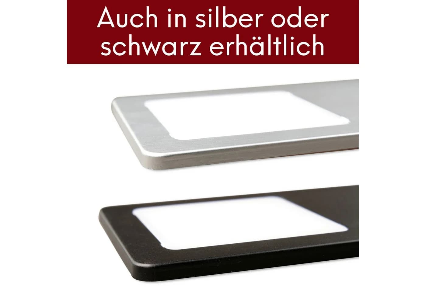 kalb LED Unterbauleuchte 4er Set Edelstahl Touch-Dimmbar Warmweiß - Bild 4