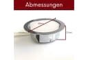 kalb LED Unterbauleuchte Einbauspot Metall-Chrom 2W Neutralweiß Bild 3