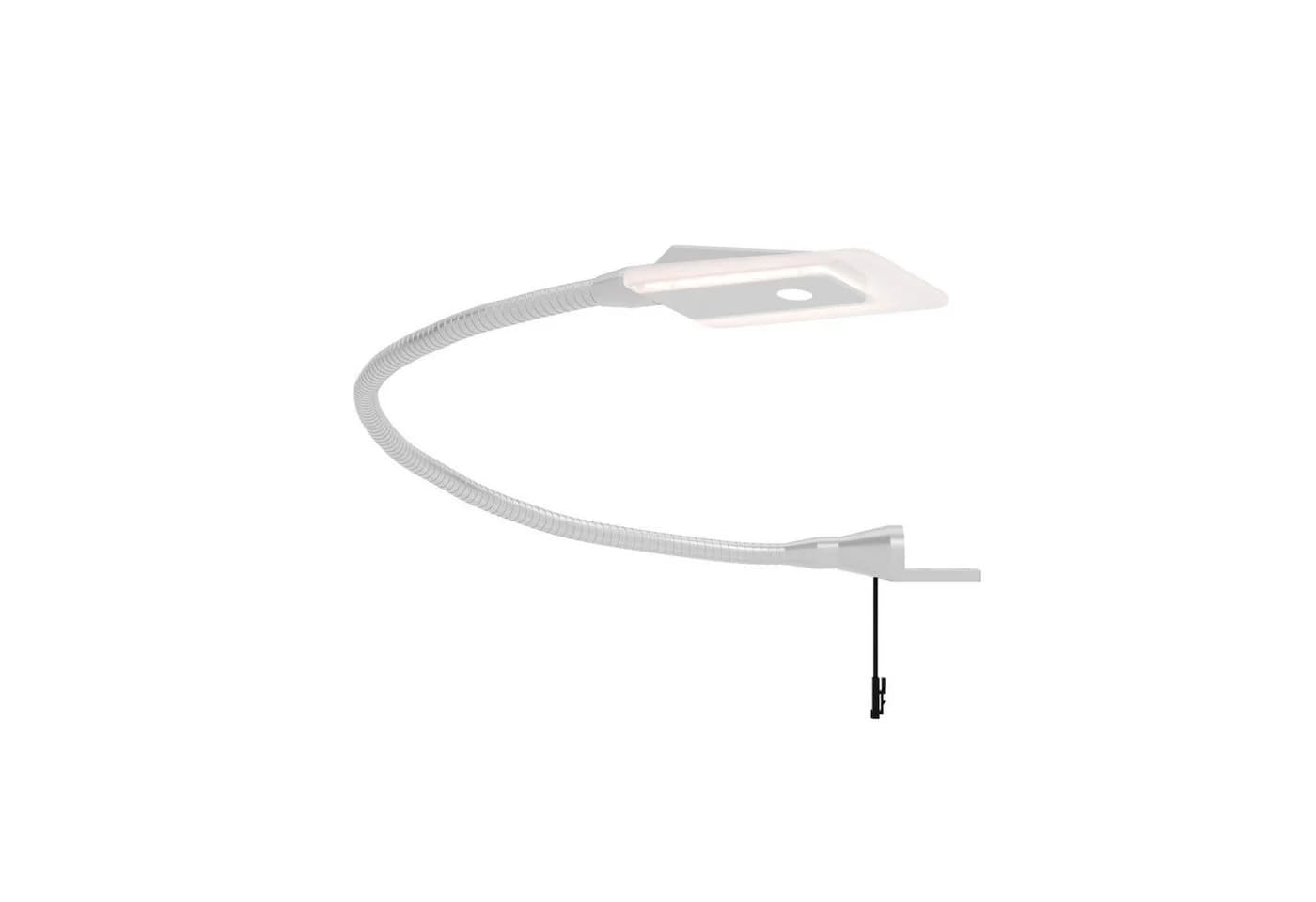 kalb Bettleuchte Diora Dual Leseleuchte mit Touch-Schalter, Silbergrau, Warmweiß - Bild 2