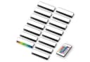 kalb LED Glaskantenbeleuchtung RGB 15er Set Verchromt Bild 2