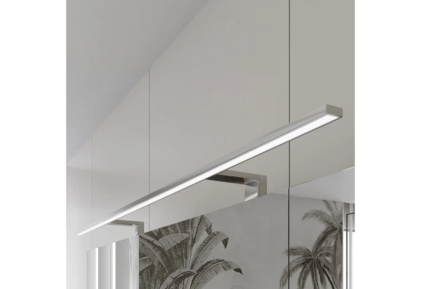 kalb LED Spiegelleuchte 120cm Chrom Spectraline IP44