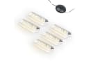 kalb LED Glaskantenbeleuchtung Clip Set 5er Transparent Plug & Play Bild 2