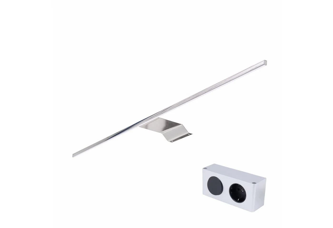 kalb LED Spiegelschrankleuchte Eloria mit Energiebox Chrom - Bild 2