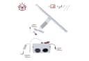 kalb LED-Spiegelleuchte Lancea 34cm Steckdose & Schalter silbergrau Bild 5