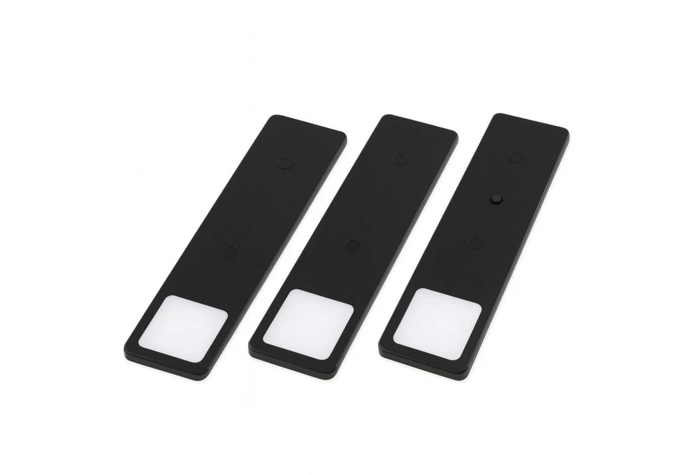 kalb LED Unterbauleuchte Solid2 3er Set Schwarz Mechanischer Schalter - Bild 2