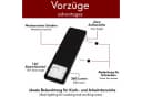 kalb LED Unterbauleuchte Solid2 3er Set Schwarz Mechanischer Schalter Bild 3