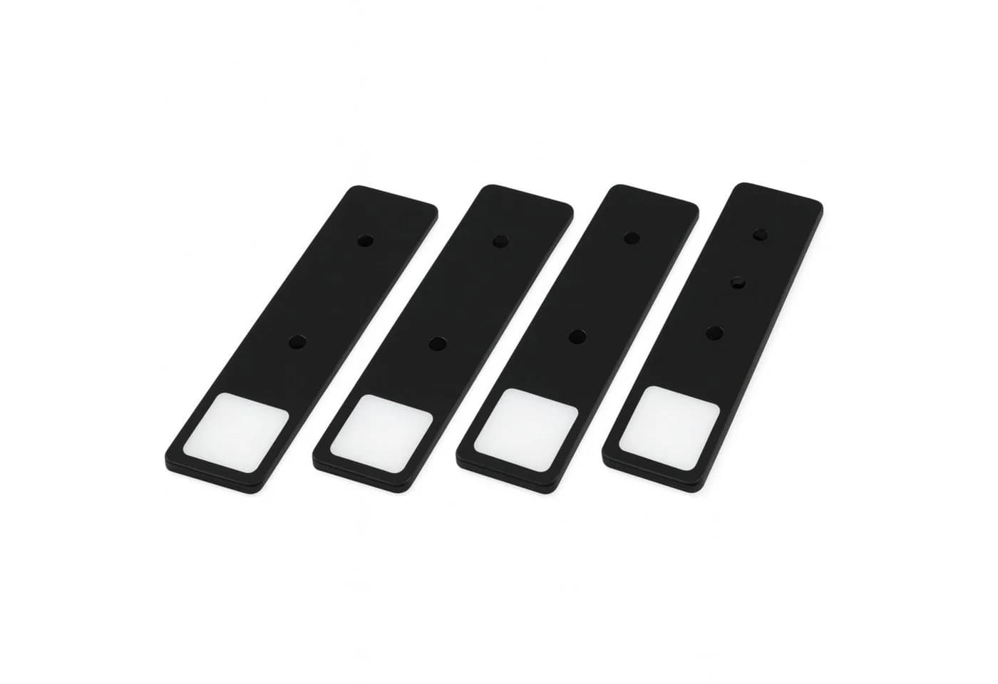 kalb LED Unterbauleuchte Solid2 4er Set Schwarz Mechanischer Schalter 3W - Bild 2