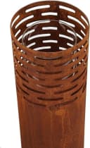 Dekoleidenschaft Windlichtsäule 2er Set Metall Rost Finish Outdoor Bild 4
