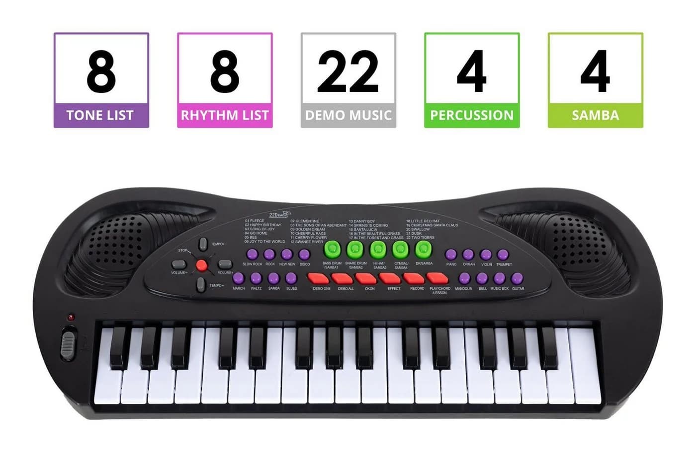 McGrey Spielzeug-Musikinstrument KK-3808 32 Tasten Keyboard Kinderpiano - Bild 3