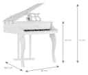 FunKey Mini Spielzeug Flügel MGP-30 Metallophon Schwarz/Weiß Bild 4