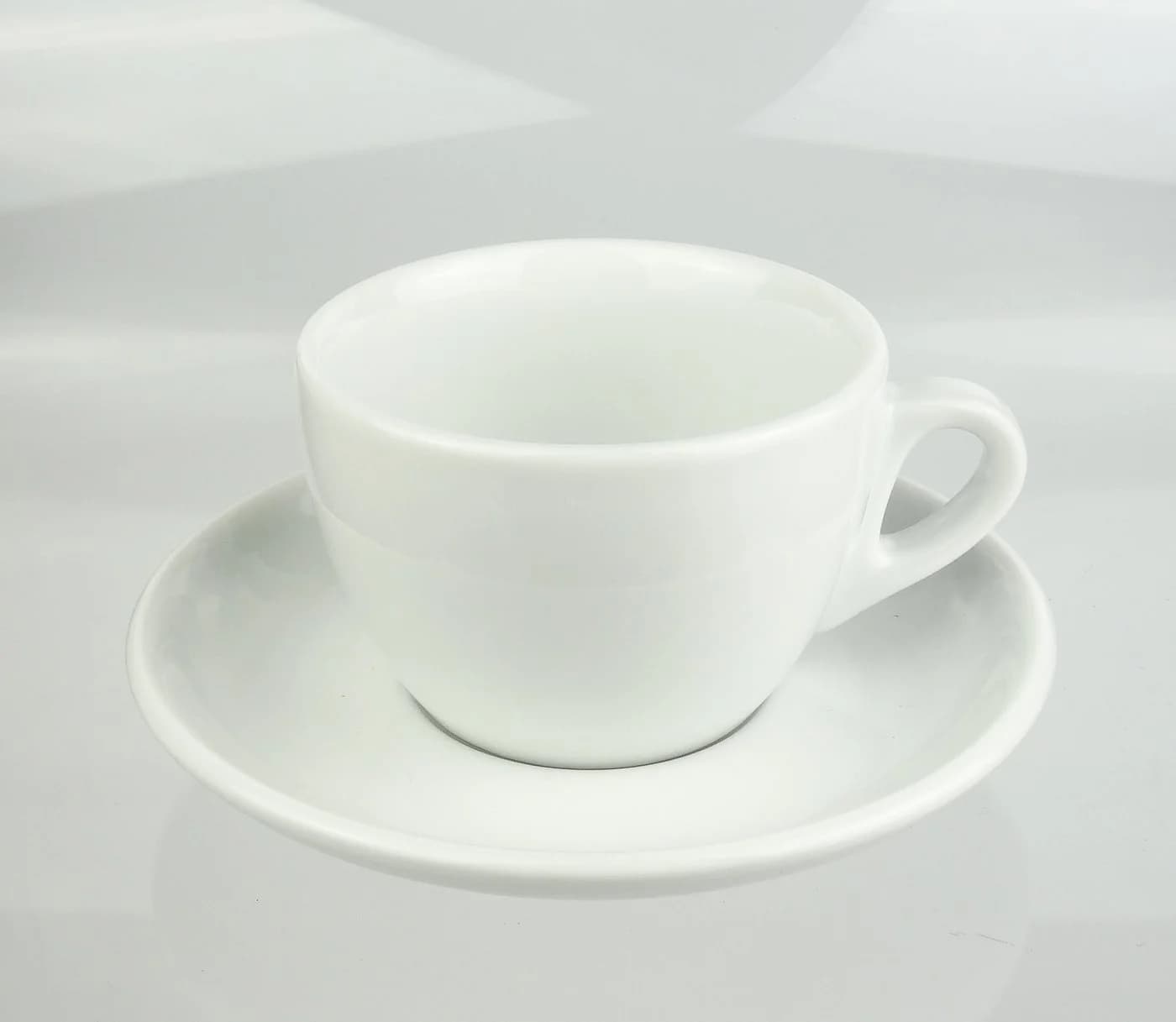 Ancap Cappuccinotasse Verona 180ml Hartporzellan Weiß 2-tlg. - Bild 2