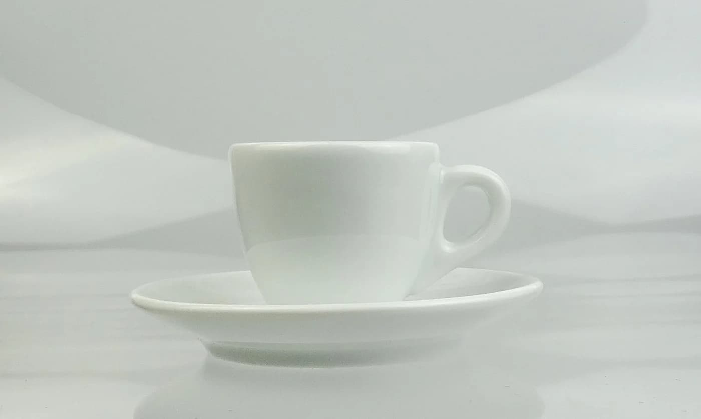 Ancap Espressotasse Palermo 9mm dickwandig Weiß Porzellan