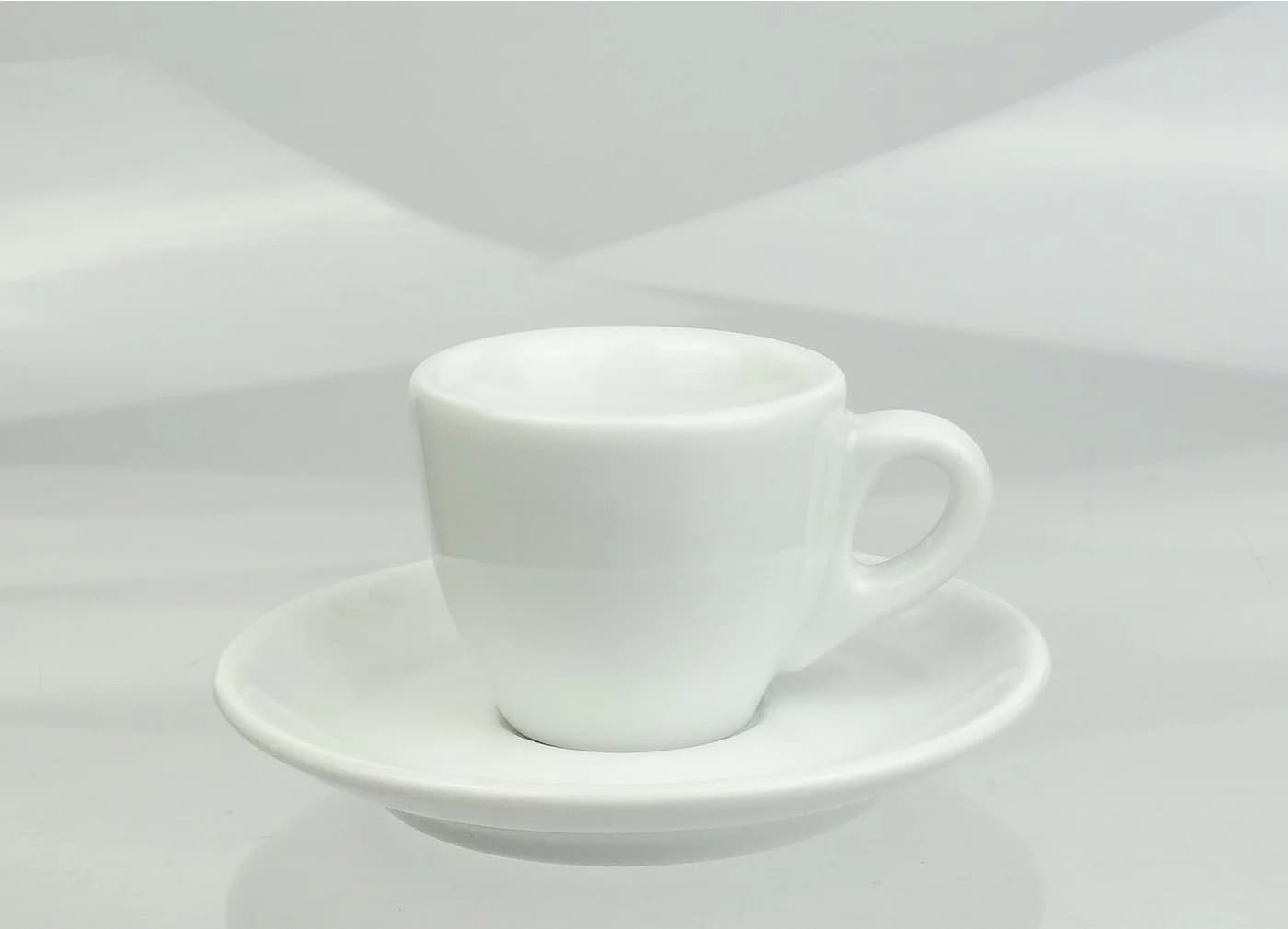 Ancap Espressotasse Palermo 9mm dickwandig Weiß Porzellan - Bild 2