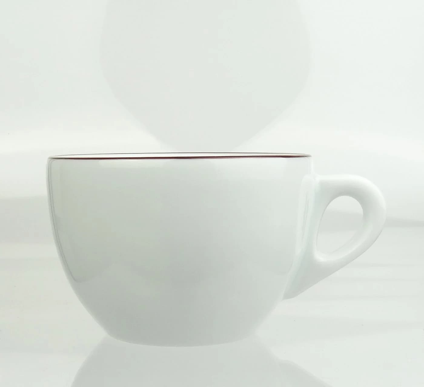 Ancap Cappuccinotasse Verona Hartporzellan 240ml mit Untertasse
