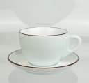 Ancap Cappuccinotasse Verona Hartporzellan 240ml mit Untertasse Bild 2