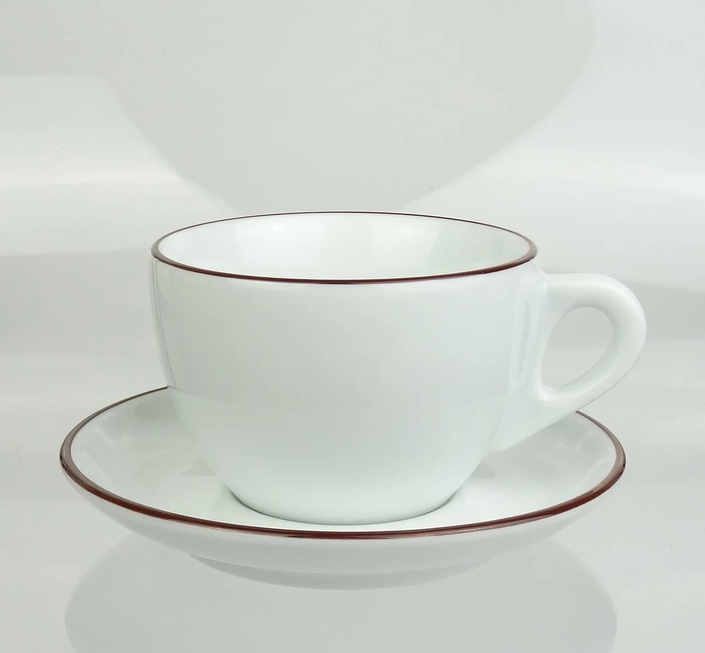 Ancap Cappuccinotasse Verona Hartporzellan 240ml mit Untertasse - Bild 2