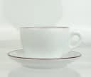 Ancap Cappuccinotasse Verona Hartporzellan 240ml mit Untertasse Bild 3