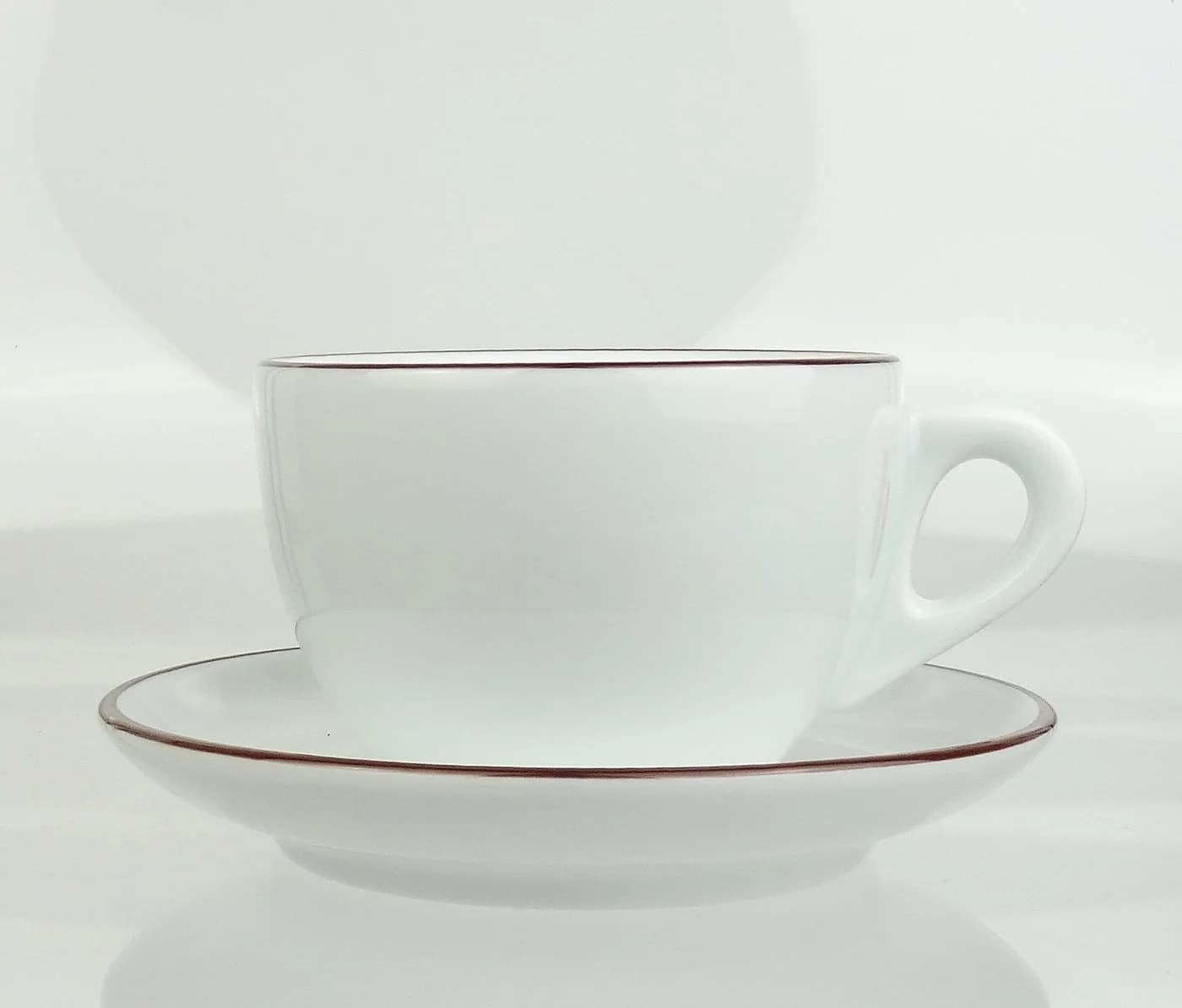 Ancap Cappuccinotasse Verona Hartporzellan 240ml mit Untertasse - Bild 3