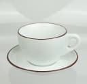 Ancap Cappuccinotasse Verona Hartporzellan 240ml mit Untertasse Bild 5