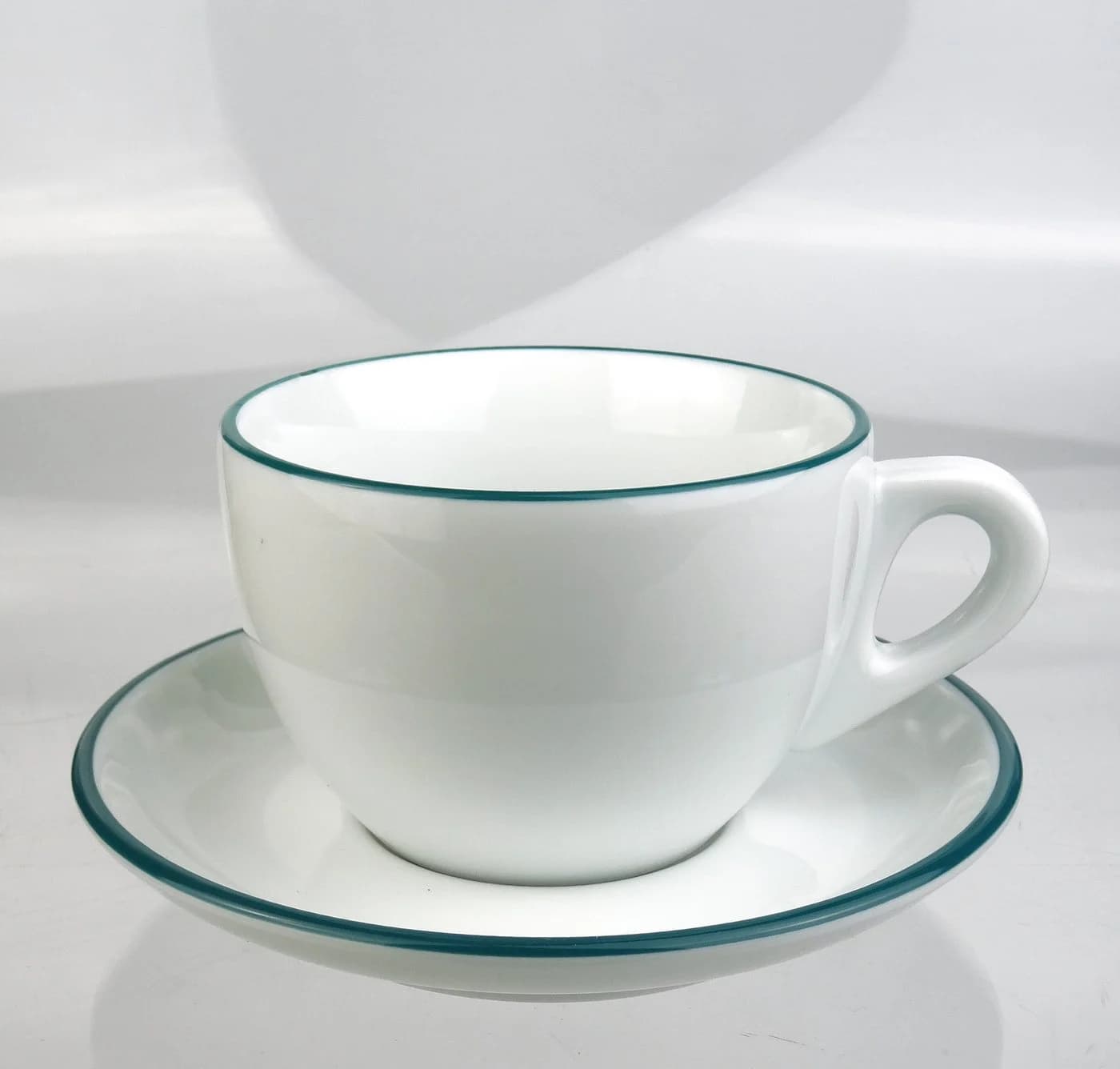 Ancap Cappuccinotasse Verona Hartporzellan Blaugrün 240ml - Bild 2