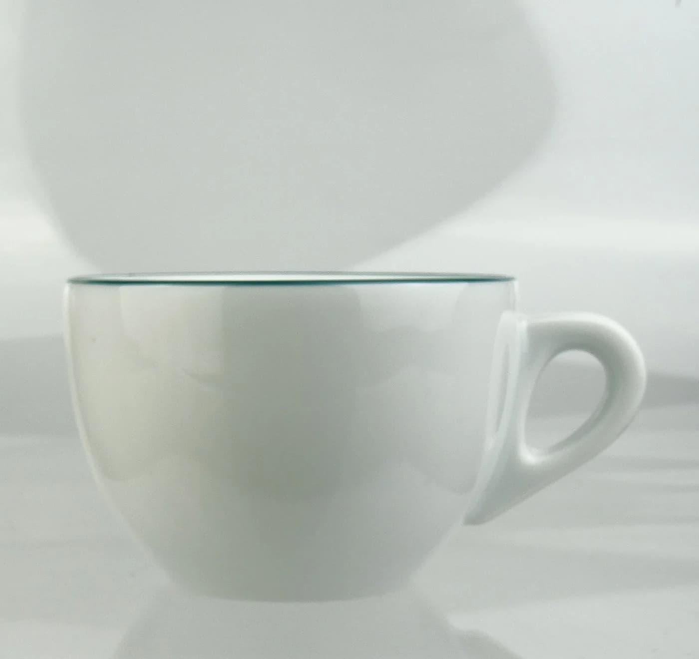 Ancap Cappuccinotasse Verona Hartporzellan Blaugrün 240ml - Bild 3