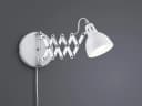 Reality Leuchten LED Wandleuchte Weiß Verstellbar Retro Bild 1