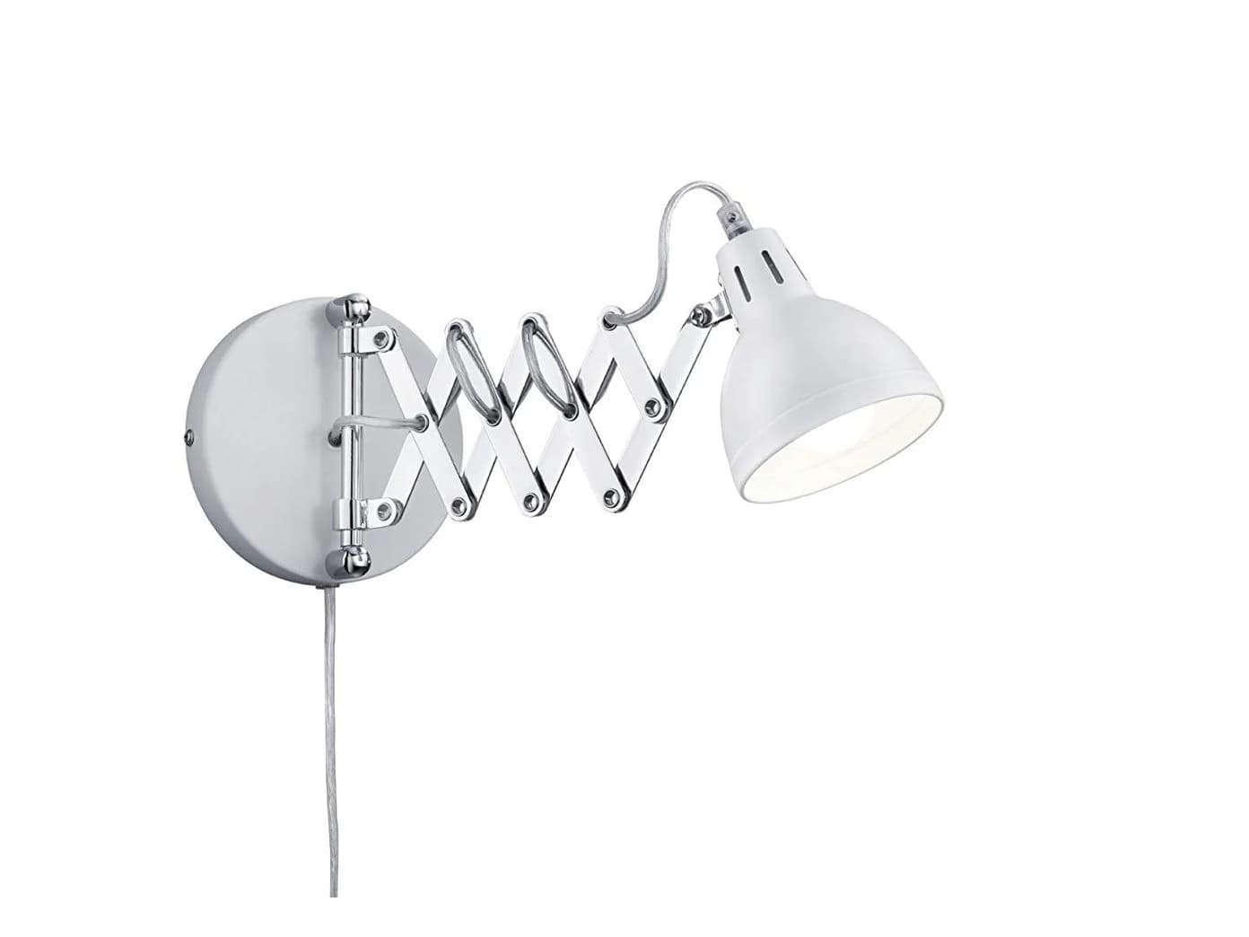 Reality Leuchten LED Wandleuchte Weiß Verstellbar Retro - Bild 2