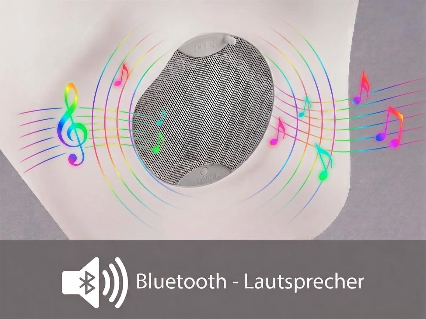 meineWunschleuchte LED Außen-Stehlampe mit Akku, Lautsprecher & Weinkühler - Bild 5